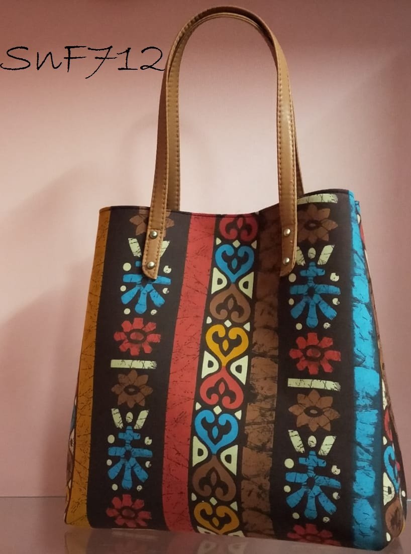 Tote Bag (Batik Print Multicolour)