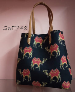Tote Bag (Camel Print)
